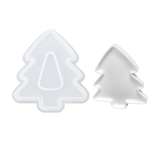 Mode Robuste Silikonharzschale Schimmel Große Weihnachtsform Craft Casting For Coasters Schmuck Lagergerichte Große Rollschale von Chevnzev
