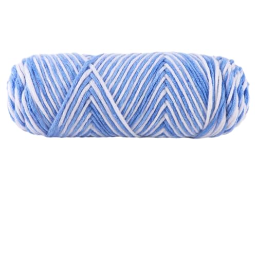 Chevnzev Mulitcolor Weichkomfort Milch Baumwolle Häkel Strickwege Handstrickgarn Faden Buntes Stricken Handnähte Kunsthandwerk von Chevnzev