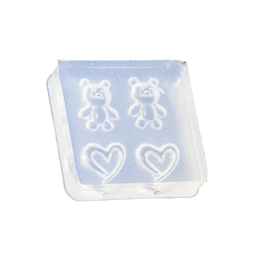 Nägel Schablone Kristall Epoxidharzform Silikonschnitzform Bär Liebes Herzform Skulptur Stempelplatte Formen Für Harz Nägel Schablone Kristall Epoxidharzform Silikonschnitzform Bär Liebes Herzform Skulptur Stempelplatte Formen Für Harz von Chevnzev