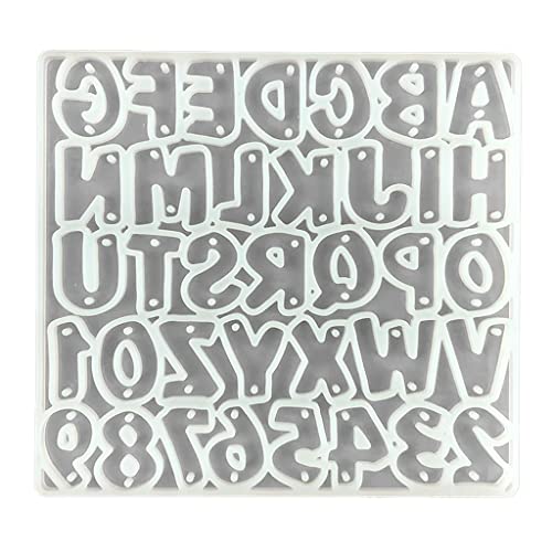 Ohrringe Schlüsselbund Silikonform Art Letter Nummer Ohrhörer Danglers UV Kristallharz Epoxy Formprüfungs Kit Ohrringe Schlüsselbund Silikonform Art Letter Nummer Ohrhörer Danglers UV Kristallharz Epoxy Formprüfungs Kit von Chevnzev