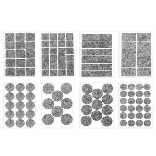 Packung Von 8 Selbst Klebenden Filzleichttuhlungen 2 5 Mm Für Möbel Für Stühle Tischbetten Stuhl Beinabdeckung von Chevnzev