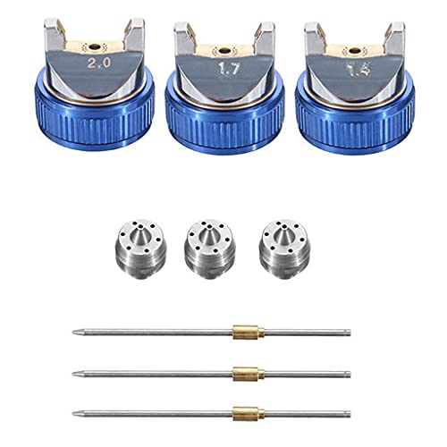 Professionelle HVLP 1.4/1.7/2 0 Mm Düse Schwerkraft Pneumatische Luftfarbe Spay Kits 3 Austauschbare Düsen Für Auto Auto Düsen Kappen Ersatz Lackmaschine Ohne Verschüttung Für Hausauto Professionelle HVLP 1.4/1.7/2 0 Mm Düse Schwerkraft Pneumatische Luftfarbe Spay Kits 3 Austauschbare Düsen Für Auto Auto Düsen Kappen Ersatz Lackmaschine Ohne Verschüttung Für Hausauto von Chevnzev