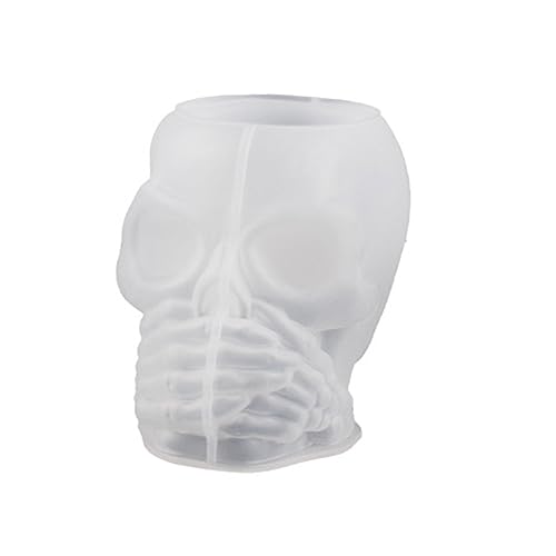 Schädel Blumenpot Kerzenhalter Form Europäische Und Amerikanische Dufthandwerks Ornamente Stifthalter Beton Vase Blumentopfform Für Harzguss Schädel Blumenpot Kerzenhalter Form Europäische Und Amerikanische Dufthandwerks Ornamente Stifthalter Beton Vase Blumentopfform Für Harzguss von Chevnzev