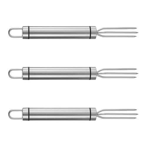 Set Von 3 Wiederverwendbaren Maishaltern Qualität Edelstahl Perfekt Für Camping Und Picknicks Home Cooking Fork Picknickzubehör von Chevnzev