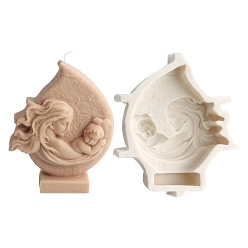 Silikonskulptur Schimmel Kerze Handwerk Religiöse Statue Formen Textur Für Handherstellung Christliche Dekorative Handwerksform von Chevnzev