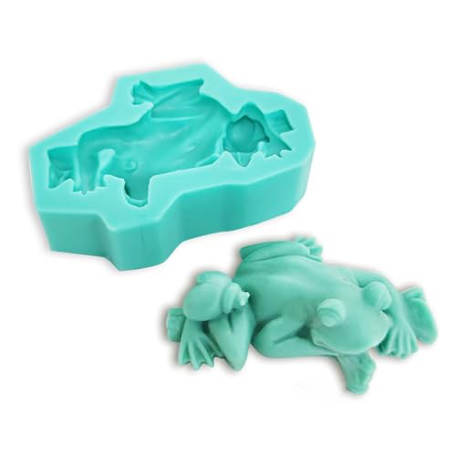 Süß Für Froschförmige Silikonform Kuchenkuchen Fondant Backwerkzeug Zum Herstellen Von Süßkerzen Kerzen Handgemachte Seife Dessert Für Jello Kerzen Back Silikonwerkzeuge von Chevnzev