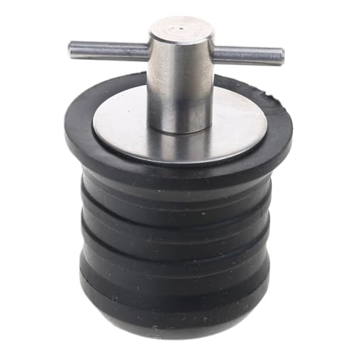 T Handle Drain Stange Twist Turn Marine Boote Abflussstopfen Gummistopfen Mit Messinggriff Boote Marine Accessoires von Chevnzev