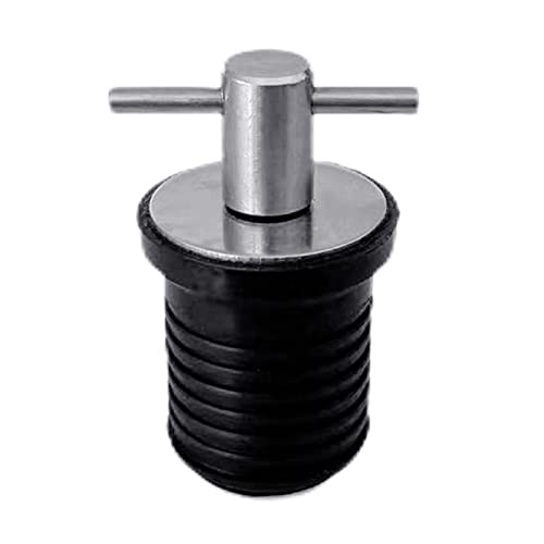 T Handle Drain Stange Twist Turn Marine Boote Abflussstopfen Gummistopfen Mit Messinggriff Boote Marine Accessoires von Chevnzev