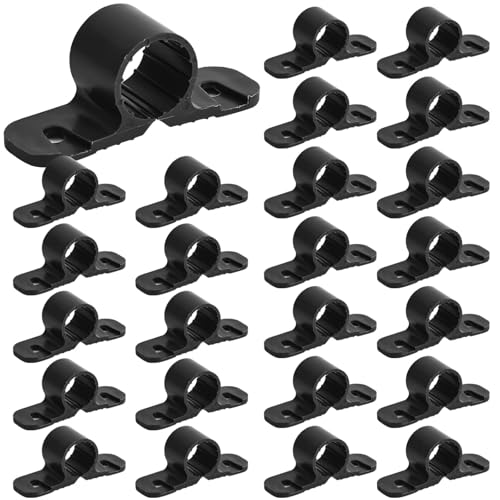 50 Stück 1/2 Zoll schwarze Kunststoffrohrbänder, kompatibel mit Pex, Kupfer, Cpvc, 20 Packungen mit je 50 Stück, keine Werkzeuginstallation 50 Stück 1/2 Zoll schwarze Kunststoffrohrbänder, kompatibel mit Pex, Kupfer, Cpvc, 20 Packungen mit je 50 Stück, keine Werkzeuginstallation von Chewtoyo