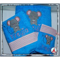 Handtuch 50x100/Gästehandtuch 30x50cm & Waschlappen Set Towel von CheyennenShop