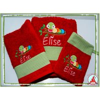 Handtuch 50x100 cm/Gästehandtuch 30x50cm & Waschlappen Set Towel von CheyennenShop