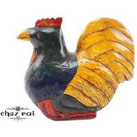 Vintage Geschnitzte Holz Huhn Vogel Statue Primitive Figur Regal Display Bauernhaus Dekor Geschenkidee/Chez Rai von ChezRai
