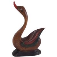 Vintage Holz Geschnitzt Und Bemalt Große Ente Statue Vogel Figur Home Decor Regal Display Ornament Großer Geschenkidee/Chez Rai von ChezRai