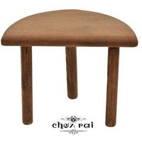 Vintage Holz Miniatur D Hocker Tabouret Mini Dreibeinigen Pflanze Stand Display Regal Dekor Zimmer Geschenk Idee Bauernhaus/Chez Rai von ChezRai