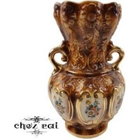 Vintage Schöne Große Keramik Vase Made in Italty Ständer Vitrine Wohnzimmer Regal Dekor Geschenkidee Blumen/Chez Rai von ChezRai