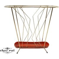 Vintage Überzogener Metalldraht-Regenschirm-Regal Mit Abtropfschale-ständer-Aufbewahrungs-Gehstockhalter-Flurständer Porte Parapluie/Chez Rai von ChezRai