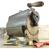 Alte Butterkanne Aus Dem 19. Jahrhundert, Landhausdeko-Kanne, Beliebtes Butterkannen-Werkzeug von ChezUlysseVintage
