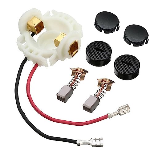 ChgImposs 7 Stück Kohlebürsten Halter Kappe für Makita BGA450 BGA452 DGA452, Kohlebürstenhalter Set von ChgImposs