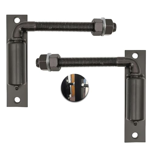 2 Stück J-Bolzen Torscharnier mit Platte, robustes geschweißtes Scharnier für Türen, Tore, Einfahrtstore zum Schweißen an größeren Eisen- oder Stahltoren, Schwarz-A-12,7 cm 2 Stück J-Bolzen Torscharnier mit Platte, robustes geschweißtes Scharnier für Türen, Tore, Einfahrtstore zum Schweißen an größeren Eisen- oder Stahltoren, Schwarz-A-12,7 cm von ChiCoko