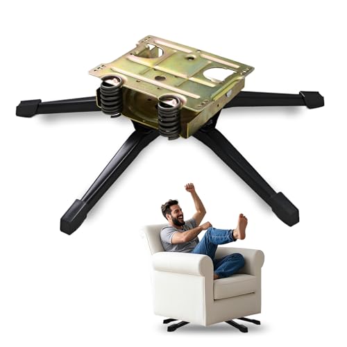 ChiCoko 63,5 cm Ersatz-Liegestuhl, 360° drehbar, Wippkastenplatte für Wippliege, 5-Bein-Schaukelsofa-Zubehör von ChiCoko