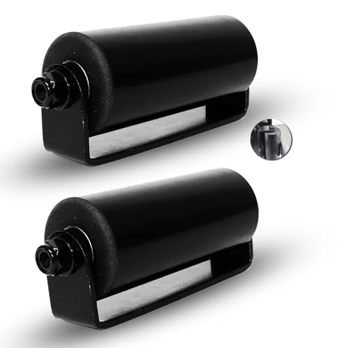 Gleittorführungsrolle mit C-Pfosten-geschweißter Halterung, strapazierfähig, versiegeltes Kugellager, Seitenrollenmontage, harte Gleitrolltorführung (A – 15,2 cm – 2 Stück) von ChiCoko