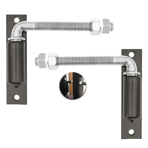 Robustes Stahl-Scharnier mit geschweißter Platte, für Türen, Tore und Einfahrtstore, passend für größere Eisen-/Stahltore (Silber, 1,9 cm) von ChiCoko