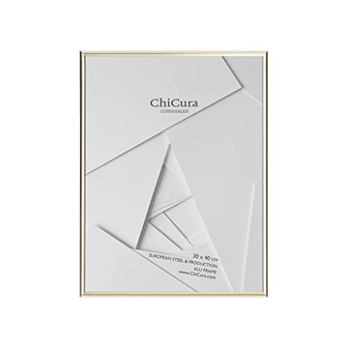 ChiCura Acryl Aluminium Rahmen, 30 cm x 40 cm Größe, Golden von ChiCura