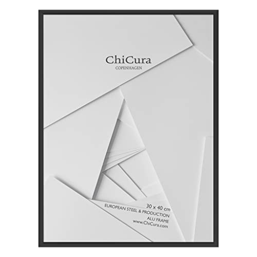 ChiCura Acryl Aluminium Rahmen, 30 cm x 40 cm Größe, Schwarz von ChiCura