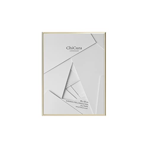 ChiCura Acryl Aluminium Rahmen, 40 cm x 50 cm Größe, Golden von ChiCura