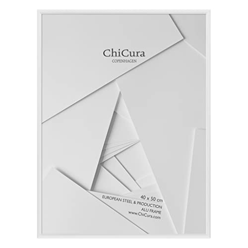 ChiCura Acryl Aluminium Rahmen, 40 cm x 50 cm Größe, Weiß von ChiCura