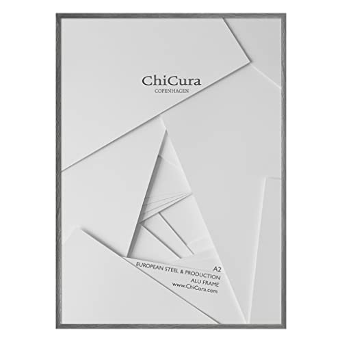 ChiCura Acryl Aluminium Rahmen, A2 Größe, Gebürstetes Anthrazit von ChiCura