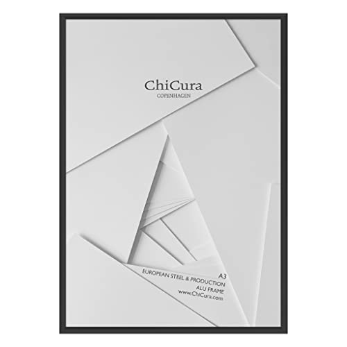 ChiCura Acryl Aluminium Rahmen, A3 Größe, Schwarz von ChiCura