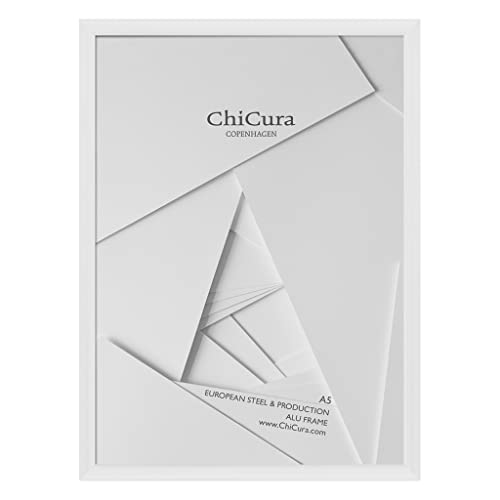 ChiCura Acryl Aluminium Rahmen, A5 Größe, Weiß von ChiCura