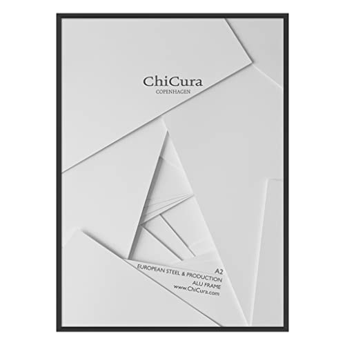 ChiCura Glas Aluminium Rahmen, A2 Größe, Schwarz von ChiCura