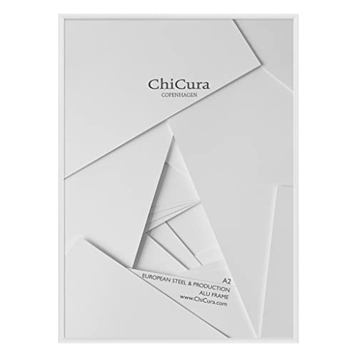 ChiCura Glas Aluminium Rahmen, A2 Größe, Weiß von ChiCura