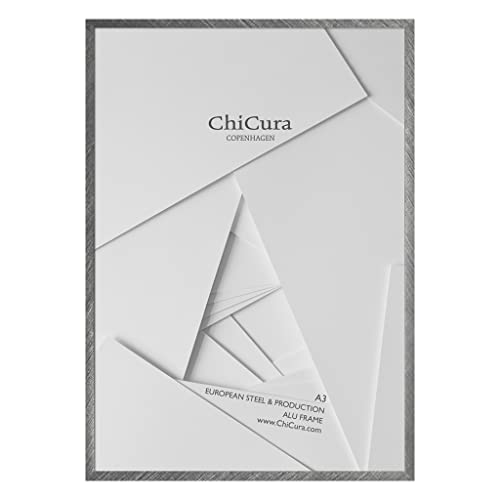ChiCura Glas Aluminium Rahmen, A3 Größe, Gebürstetes Anthrazit von ChiCura