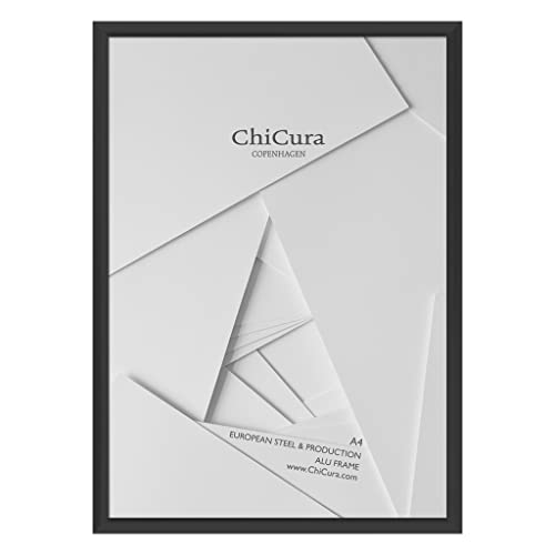 ChiCura Glas Aluminium Rahmen, A4 Größe, Schwarz von ChiCura