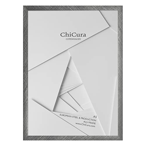 ChiCura Glas Aluminium Rahmen, A5 Größe, Gebürstetes Anthrazit von ChiCura