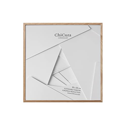 ChiCura Bilderrahmen, Glas, Eiche, 50x50cm von ChiCura