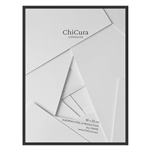 ChiCura Bilderrahmen, Stahl, Schwarz, 40 x 50 cm von ChiCura