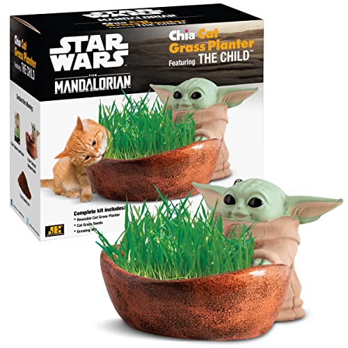 Chia NECA Cat Grass Planter - Star Wars The Child with Egg Canister von Chia