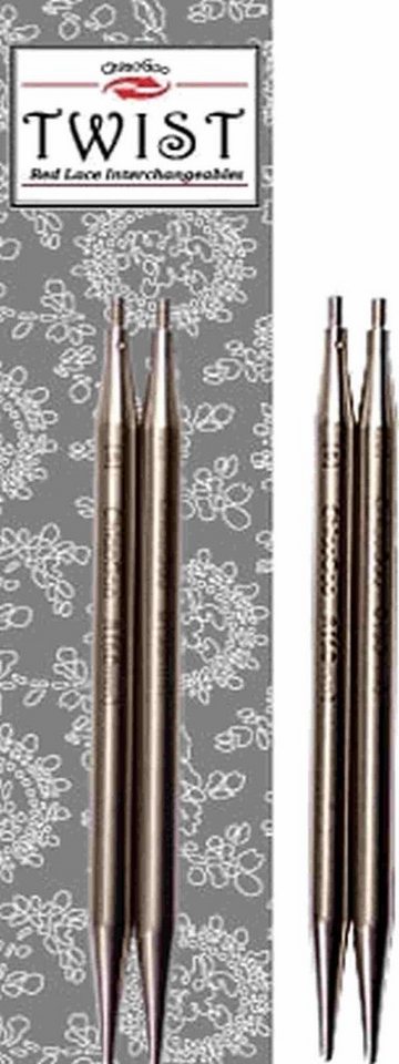 ChiaoGoo Karabiner Nadelspitzen TWIST LACE, (austauschbare Rundstricknadel), Edelstahl von ChiaoGoo