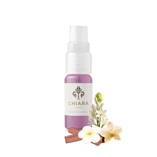 Chiara Firenze Raumduft Fior di Luna 10 ml Raumspray Made in Italy Tuberose – Frangipane – Sandelholz von Chiara Firenze