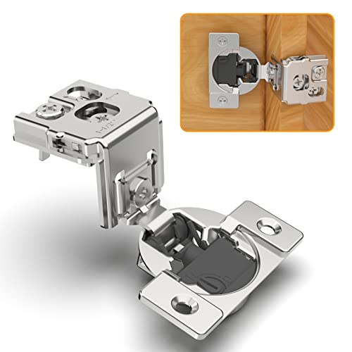 30 Pack 1-1/2" Overlay 4D Soft Close Concealed Hinges for Face Frame Door, Adjustable Closing Speed, Self Close Satin Nickel, 105° Open Angle Concealed Stainless Steel Hinges for Cabinet 30 Pack 1-1/2" Overlay 4D Soft Close Concealed Hinges for Face Frame Door, Adjustable Closing Speed, Self Close Satin Nickel, 105° Open Angle Concealed Stainless Steel Hinges for Cabinet von Chibery