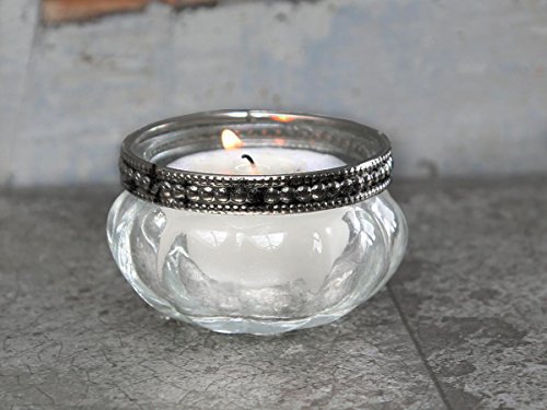 Chic Antique 3er Set Teelichthalter Windlicht Deko Landhaus Nostalgie Shabby Vintage von Chic Antique