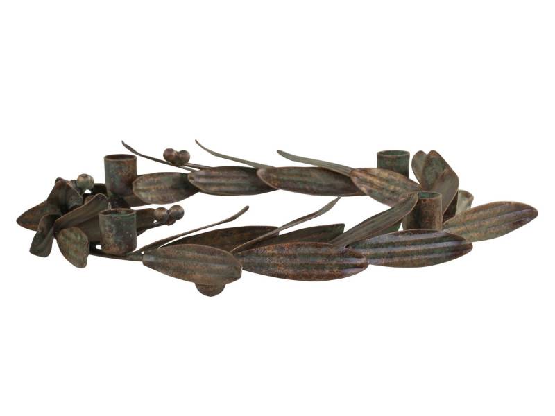 Chic Antique Adventskranz Adventskranz Metall Bronze Ø19cm 4 Kerzenhalter Chic Antique Vintage, Edler Adventskranz Metall mit filigranem Blätter-Design in Bronze Chic Antique Adventskranz Adventskranz Metall Bronze Ø19cm 4 Kerzenhalter Chic Antique Vintage, Edler Adventskranz Metall mit filigranem Blätter-Design in Bronze von Chic Antique