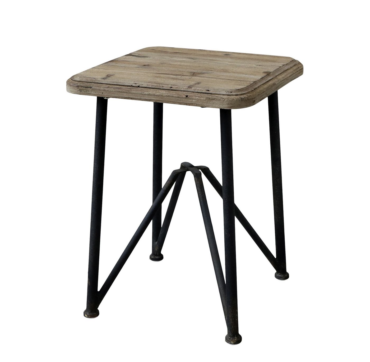 Chic Antique Beistelltisch Tisch Beistelltisch Holz Eisen H 53cm x L 40cm x B 40cm Chic Antique von Chic Antique