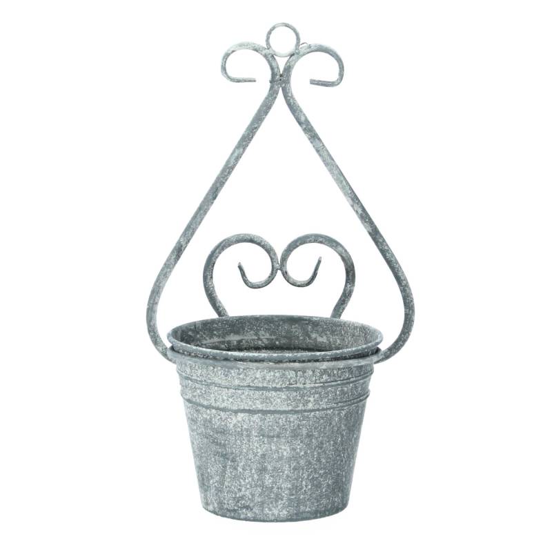 Chic Antique Blumentopf klein grau Wandbefestigung von Chic Antique