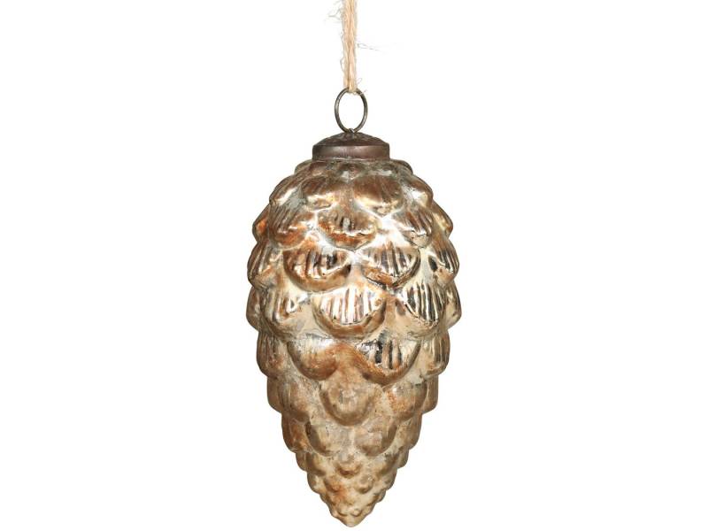 Chic Antique Christbaumschmuck Weihnachtsanhänger Glas Antikmokka oder Moos- Christbaumschmuck von Chic Antique