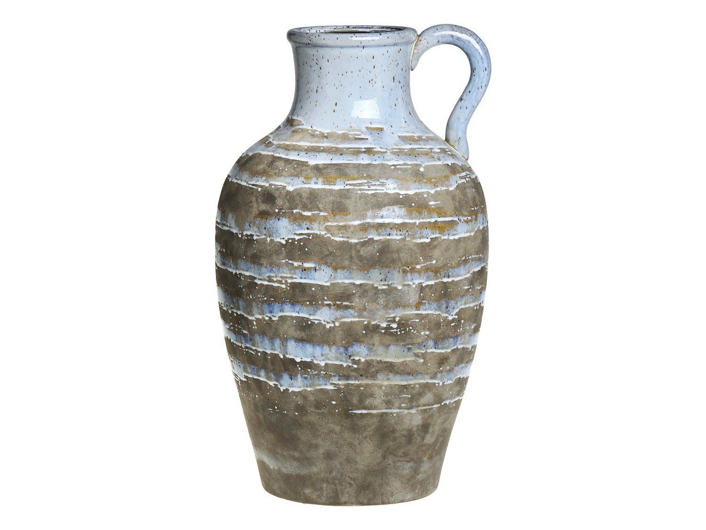 Chic Antique Dekovase Chic Antique * Maxim Vase Bodenvase mit Griff H70/D40 cm opal (1 St) von Chic Antique